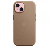 Apple Original iPhone 15 Cover FineWoven MagSafe Muldbadsbrun