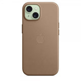 Apple Original iPhone 15 Cover FineWoven MagSafe Muldbadsbrun