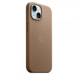 Apple Original iPhone 15 Cover FineWoven MagSafe Muldbadsbrun