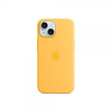 Apple Original iPhone 15 Cover Silikone Cover MagSafe Solskin