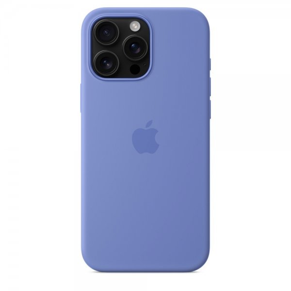 Apple Original iPhone 16 Pro Max Cover Silikone Cover MagSafe Periwinkle