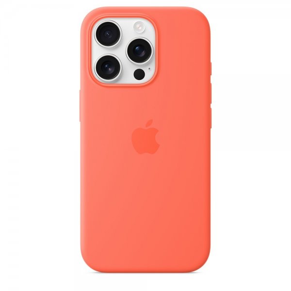 Apple Original iPhone 16 Pro Max Cover Silikone Cover MagSafe Tangerine