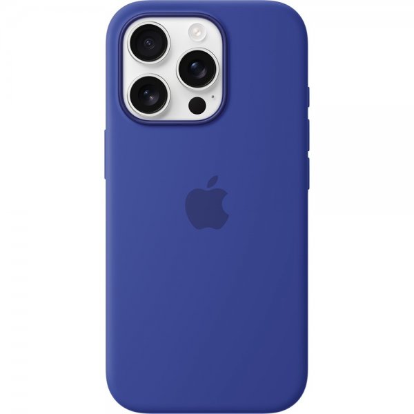 Apple Original iPhone 16 Pro Cover Silikone Cover MagSafe Ultramarine