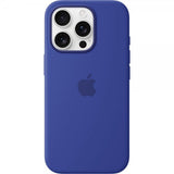 Apple Original iPhone 16 Pro Cover Silikone Cover MagSafe Ultramarine