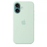 Apple Original iPhone 16 Cover Silikone Cover MagSafe Aquamarine