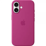 Apple Original iPhone 16 Cover Silikone Cover MagSafe Fuchsia
