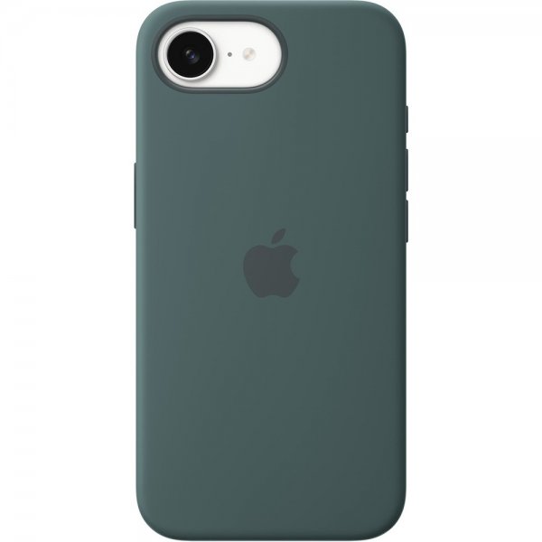 Apple Original iPhone 16e Cover Silicone Case Lake Green