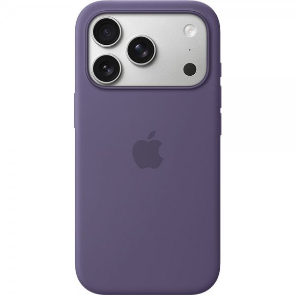 Apple Original iPhone 17 Pro Max Cover Silicone Case MagSafe Purple Fog