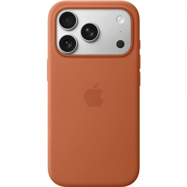 Apple Original iPhone 17 Pro Cover Silicone Case MagSafe Terra Cotta