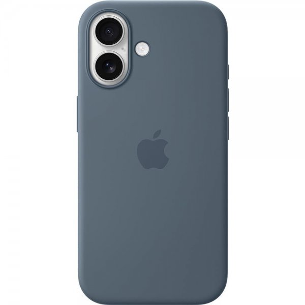Apple Original iPhone 17 Cover Silicone Case MagSafe Anchor Blue