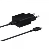 Samsung Original Oplader med USB-C Kabel 15W PD Strømadapter Sort