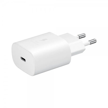 Samsung Original Vægoplader 25W med Type C til Type C-kabel Hvid
