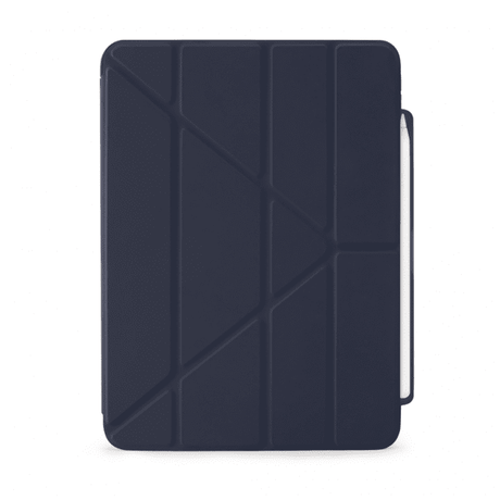 Pipetto iPad Air 11 (M2/M3/M4) Cover Origami No3 Pencil Case Mørkeblå