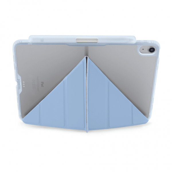 Pipetto iPad Air 11 (M2/M3/M4) Cover Origami No3 Pencil Case Lyseblå