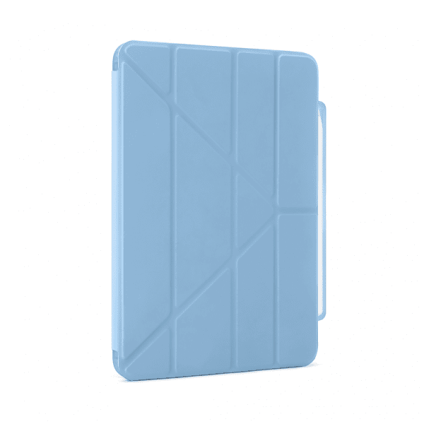 Pipetto iPad Air 11 (M2/M3/M4) Cover Origami No3 Pencil Case Lyseblå
