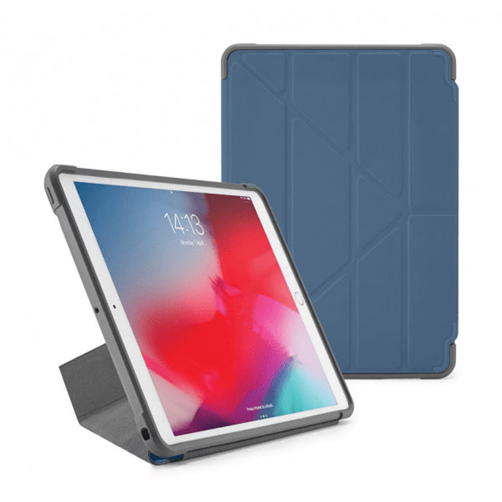 Pipetto iPad Air 2019 (gen 3)/iPad Pro 10.5 Cover Origami Shield Marineblå