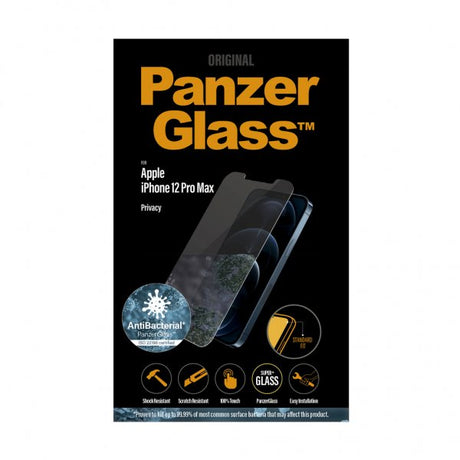 PanzerGlass iPhone 12 Pro Max Skærmbeskyttelse Standard Fit Privacy