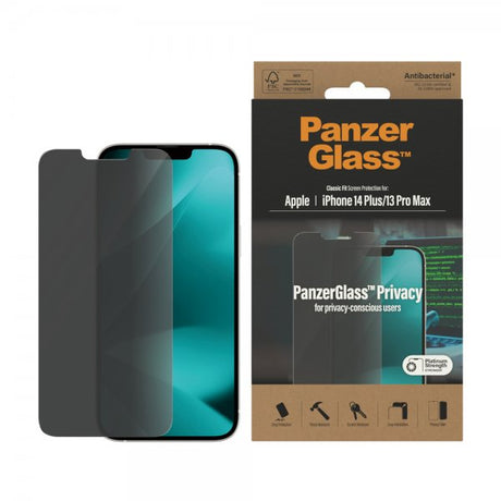 PanzerGlass iPhone 13 Pro Max/iPhone 14 Plus Skærmbeskyttelse Classic Fit Privacy