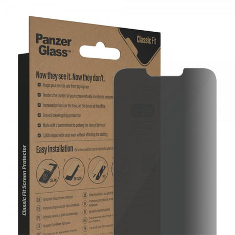 PanzerGlass iPhone 13 Pro Max/iPhone 14 Plus Skærmbeskyttelse Classic Fit Privacy