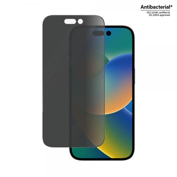 PanzerGlass iPhone 14 Pro Skærmbeskyttelse Ultra-Wide Fit Privacy