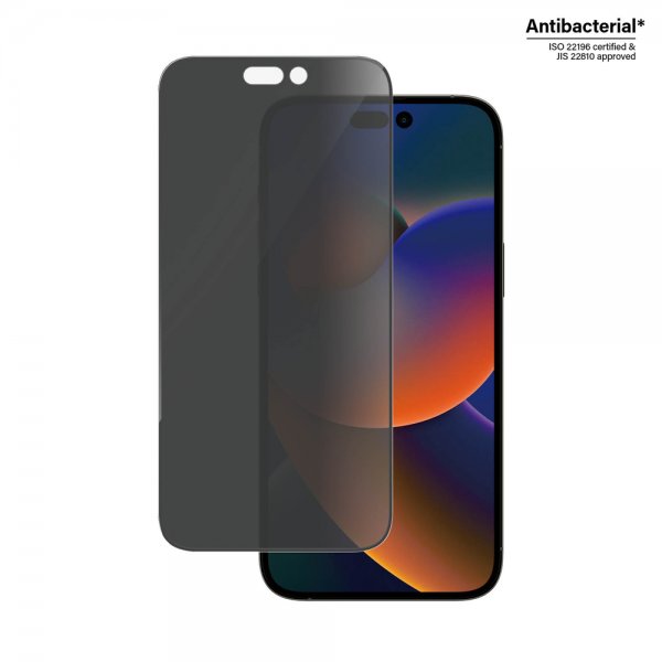 PanzerGlass iPhone 14 Pro Max Skærmbeskyttelse Ultra-Wide Fit Privacy EasyAligner