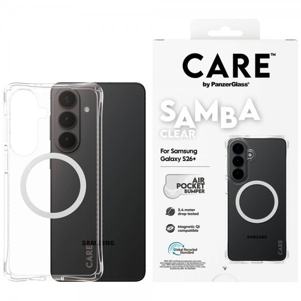 CARE by PanzerGlass Samsung Galaxy S26 Plus Cover Samba MagSafe Transparent