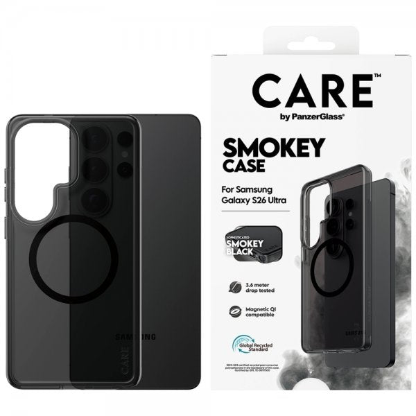 CARE by PanzerGlass Samsung Galaxy S26 Ultra Cover Smokey MagSafe Sort