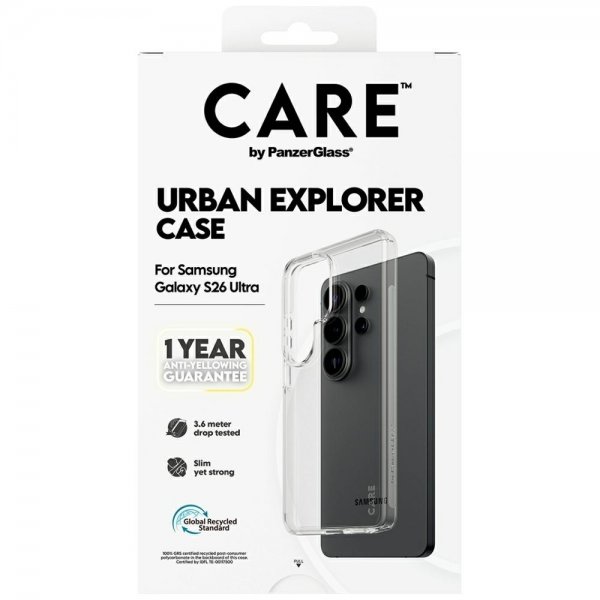 CARE by PanzerGlass Samsung Galaxy S26 Ultra Cover Urban Explorer Transparent