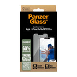 PanzerGlass iPhone 13/13 Pro/14/16e/17e Skærmbeskytter Classic Fit EasyAligner