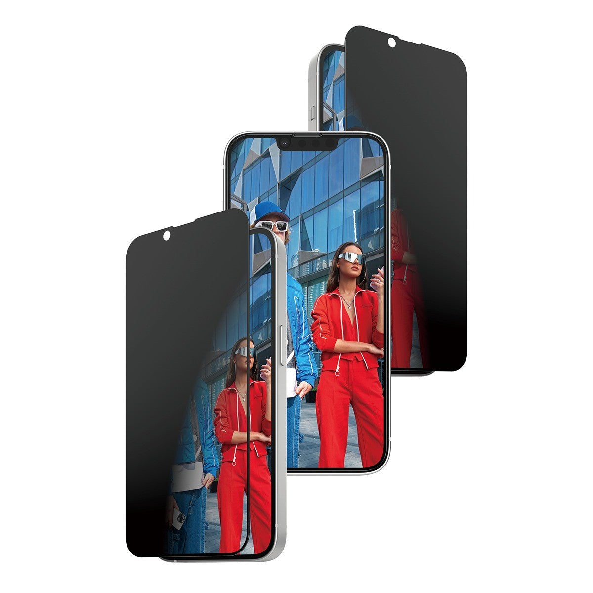 PanzerGlass iPhone 13/13 Pro/14/16e/17e Skærmbeskytter Ultra-Wide Fit Privacy Fastfit