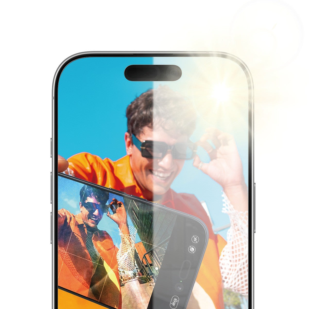 PanzerGlass iPhone 16 Pro/iPhone 17 Skærmbeskytter Ultra-Wide Fit Anti-reflective EasyAligner