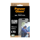 PanzerGlass iPhone 17 Pro Max Skærmbeskytter Classic Fit EasyAligner