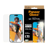 PanzerGlass iPhone 17 Pro Max Skærmbeskytter Ultra-Wide Fit Anti-reflective EasyAligner