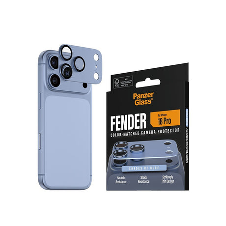 PanzerGlass iPhone 18 Pro Kameralinsebeskytter Fender Blå