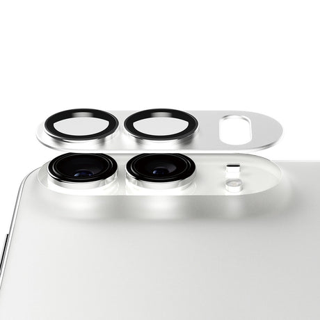 PanzerGlass iPhone Duo Kameralinsebeskytter Fender Sølv