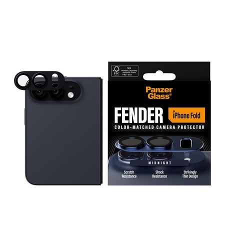 PanzerGlass iPhone Duo Kameralinsebeskytter Fender Sort