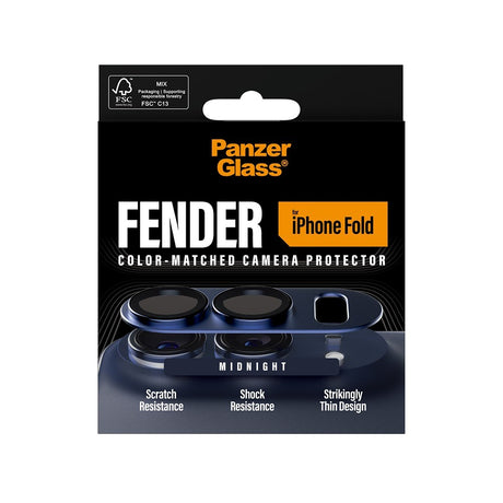 PanzerGlass iPhone Duo Kameralinsebeskytter Fender Sort