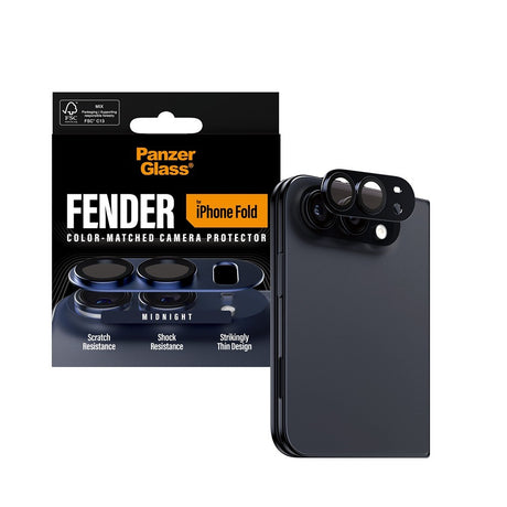 PanzerGlass iPhone Duo Kameralinsebeskytter Fender Sort