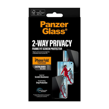 PanzerGlass iPhone Duo Skærmbeskytter Frame Fit Privacy EasyAligner