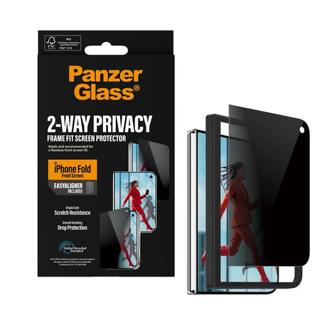 PanzerGlass iPhone Duo Skærmbeskytter Frame Fit Privacy EasyAligner
