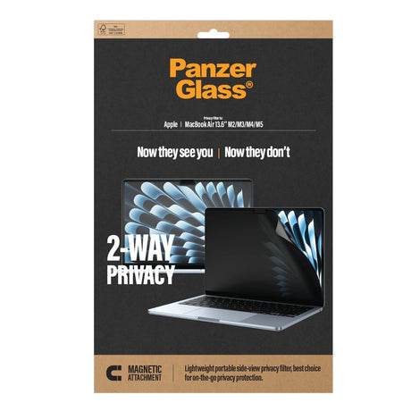 PanzerGlass MacBook Air 13 M1-M5 Skærmbeskytter Magnetic 2-Way Privacy Film