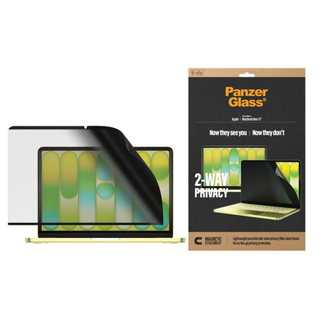PanzerGlass MacBook Neo 13 Skærmbeskytter Magnetic 2-Way Privacy Film
