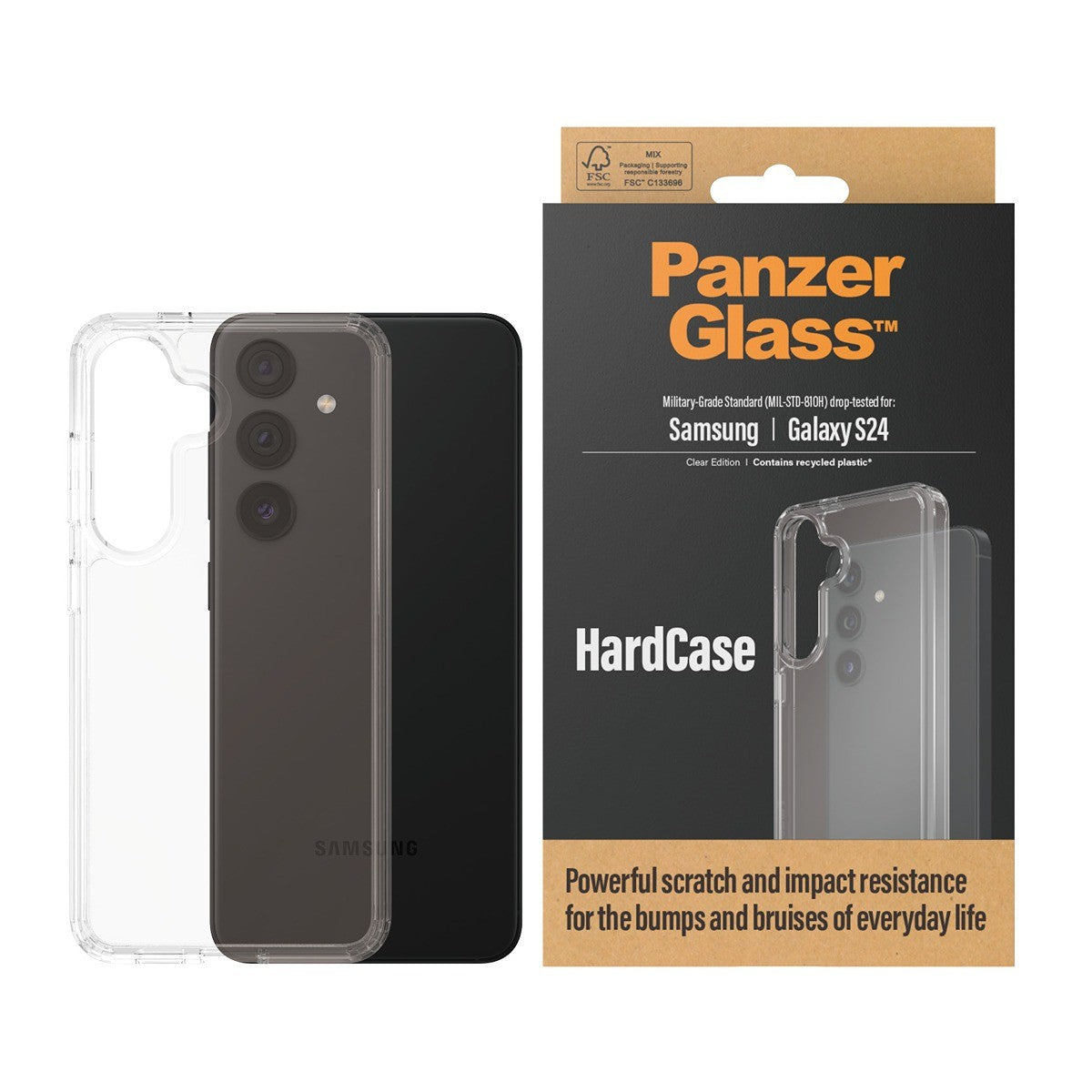 PanzerGlass Samsung Galaxy S24 Cover HardCase Klar