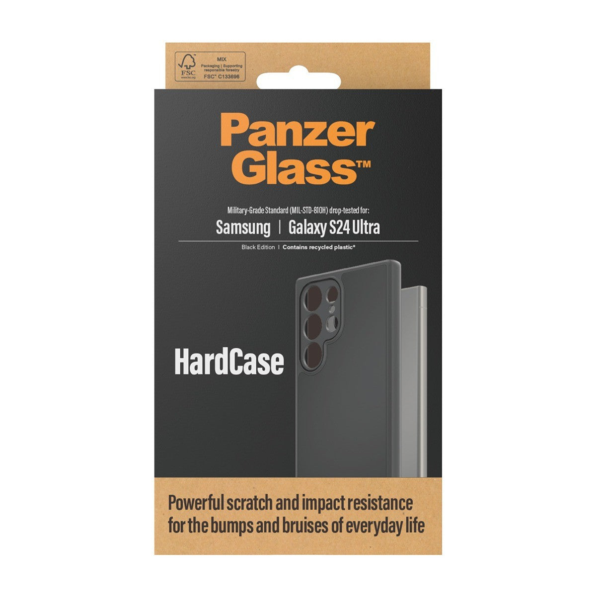 PanzerGlass Samsung Galaxy S24 Ultra Cover HardCase Sort