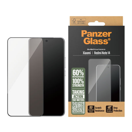 PanzerGlass Xiaomi Redmi Note 14 Skærmbeskytter Ultra-Wide Fit