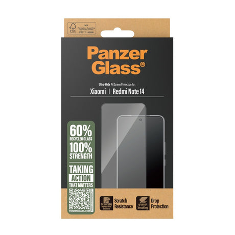 PanzerGlass Xiaomi Redmi Note 14 Skærmbeskytter Ultra-Wide Fit