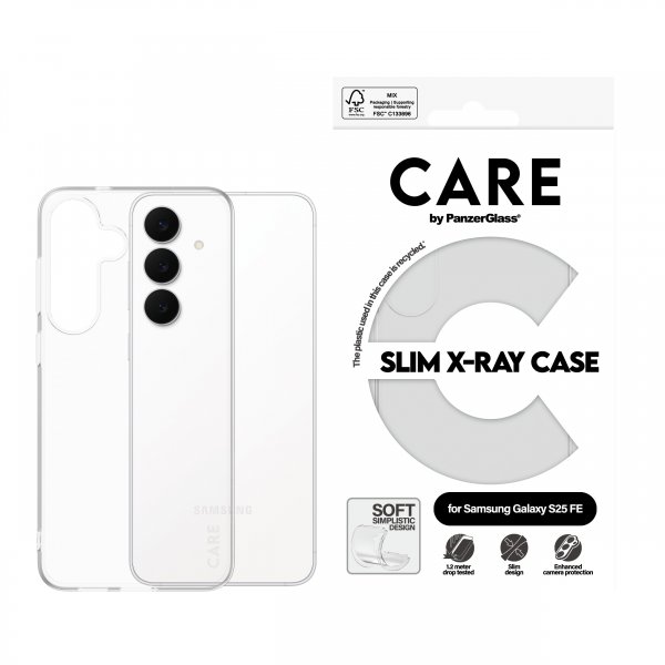 CARE by PanzerGlass Samsung Galaxy S25 FE Cover Slim X-Ray Transparent