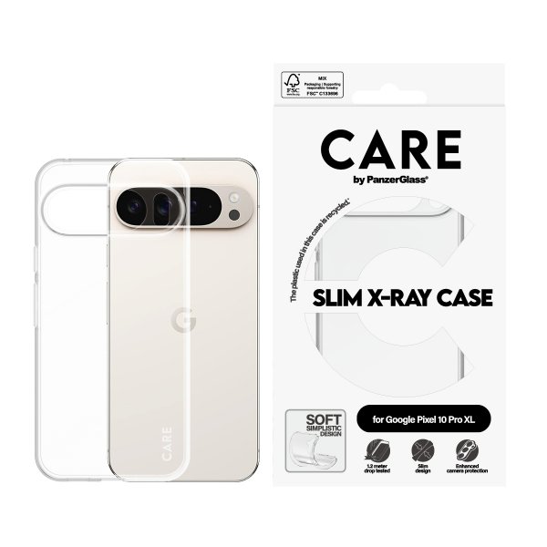 CARE by PanzerGlass Google Pixel 10 Pro XL Cover Slim X-Ray Transparent