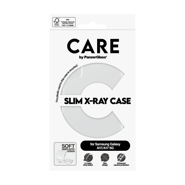 CARE by PanzerGlass Samsung Galaxy A17 Cover Slim X-Ray Transparent