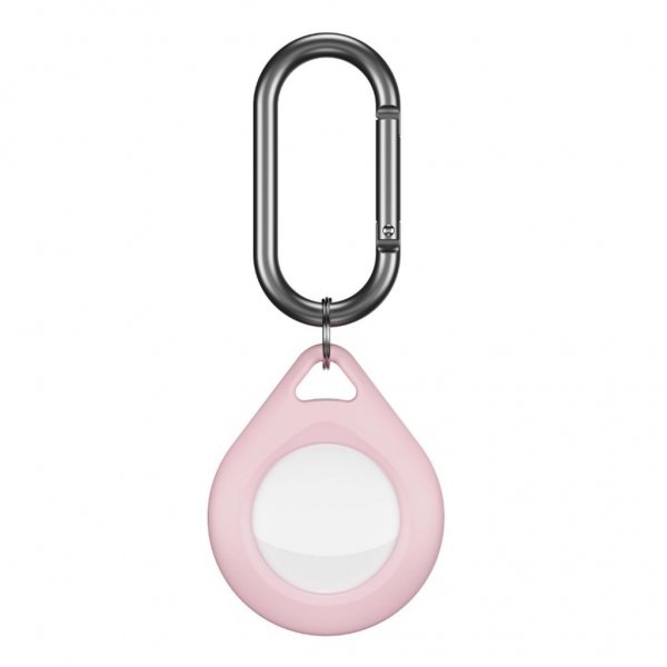 KeyBudz AirTag Holder Secure Dock 4-pak Rosa